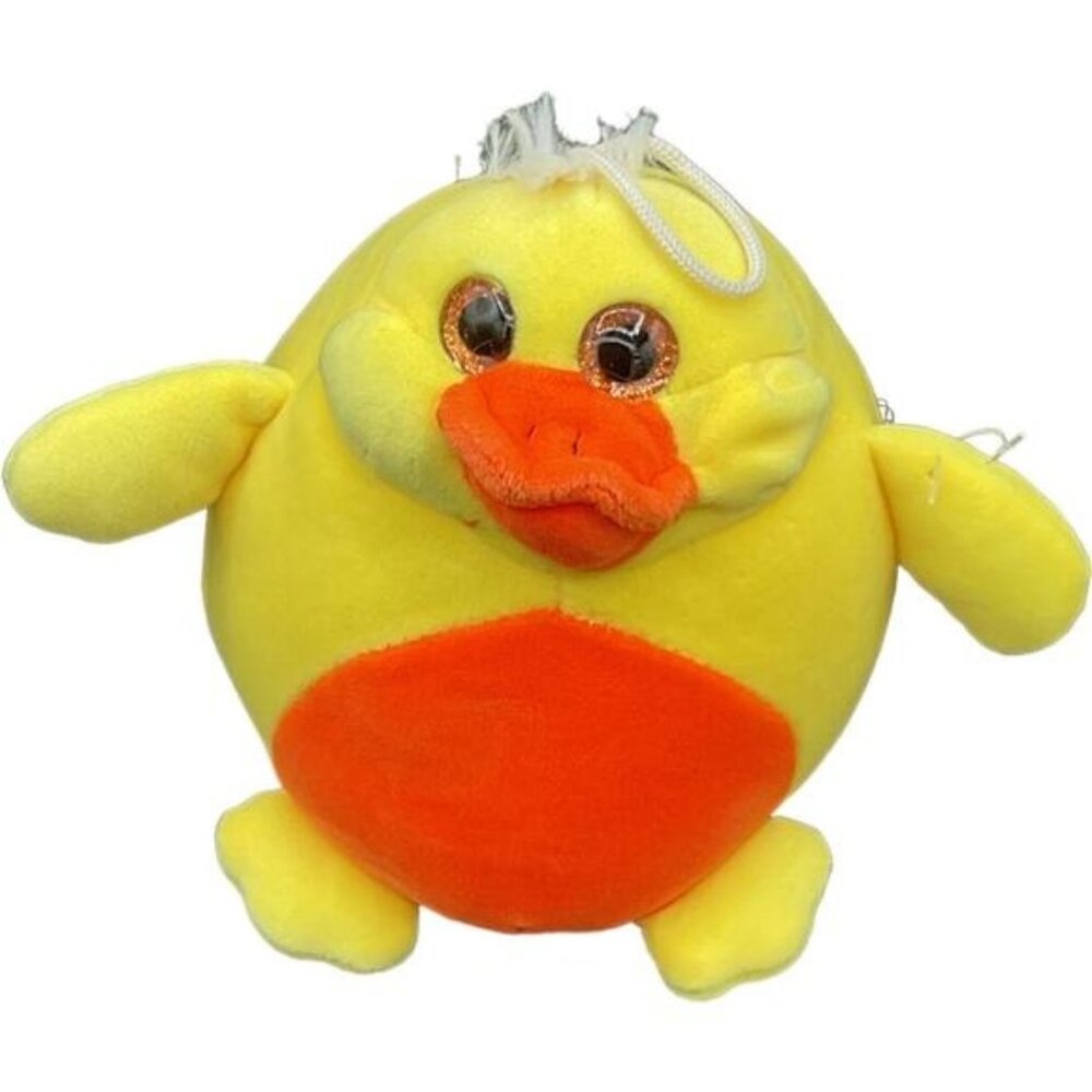 2019 Smooshimals Yellow Quacky Duck Plush Stuffed Animal Toy 5" By Toy Factory